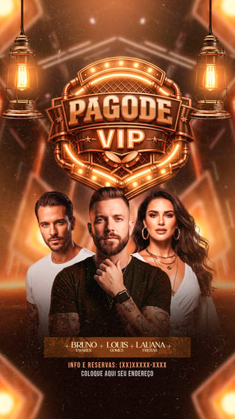 FLYERS PARA EVENTOS PAGODE VIP STORYS