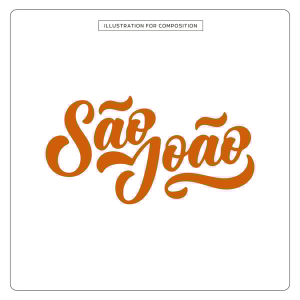 LETTERING SÃO JOÃO PARA COMPOSIÇÃO 12