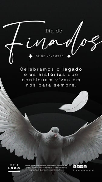 DIA DE FINADOS 02 DE NOVEMBRO STORY SOCIAL MEDIA PSD EDITÁVEL 7