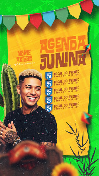 AGENDA JUNINA SÃO JOÃO STORY