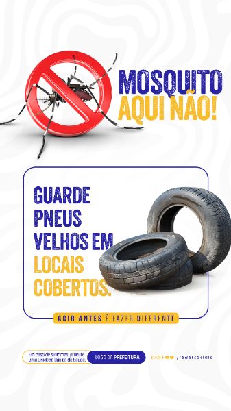 STORY - DENGUE - PNEUS VELHOS EM LOCAIS COBERTOS