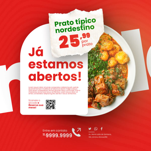 RESTAURANTE JÁ ESTAMOS ABERTOS