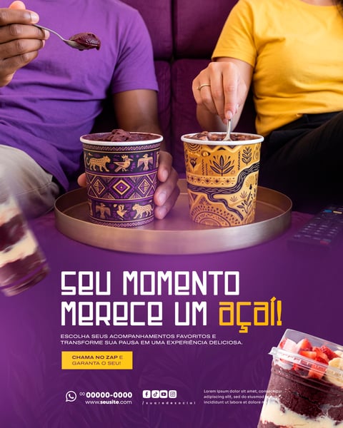 Açaí SOCIAL MEDIA PSD EDITÁVEL 5