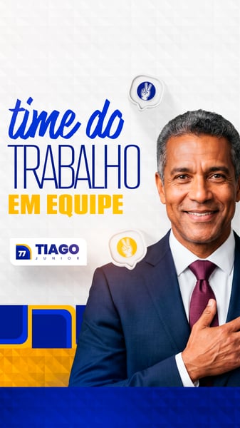 CAMPANHA ELEITORAL POLÍTICA ELEIÇÃO DEPUTADO PREFEITO VEREADOR FLYER PSD EDITÁVEL 6 STORY