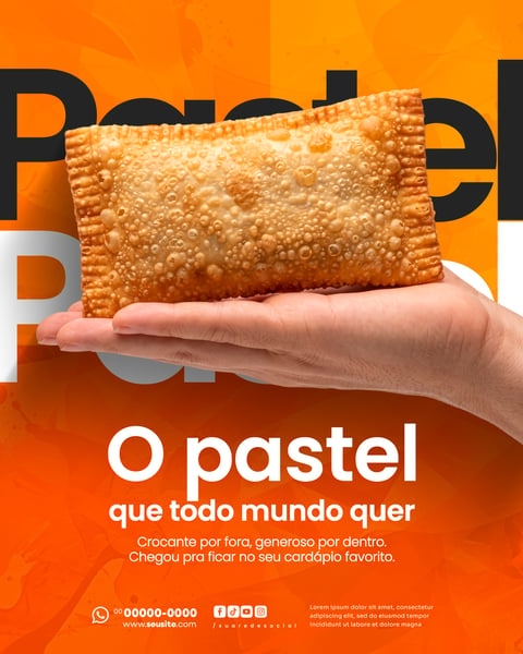 PASTELARIA SOCIAL MEDIA PSD EDITÁVEL 1