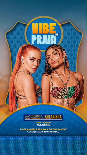 FLYER EVENTO VIBE DE PRAIA STORIES