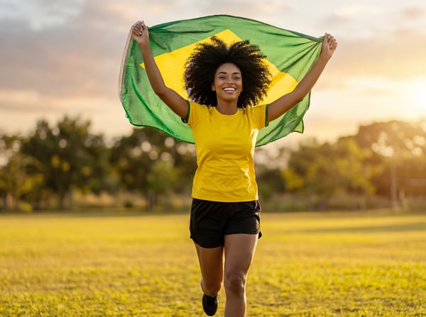 TORCEDORA BRASILEIRA FUTEBOL COPA DO MUNDO COMEMORANDO VITÓRIA 9