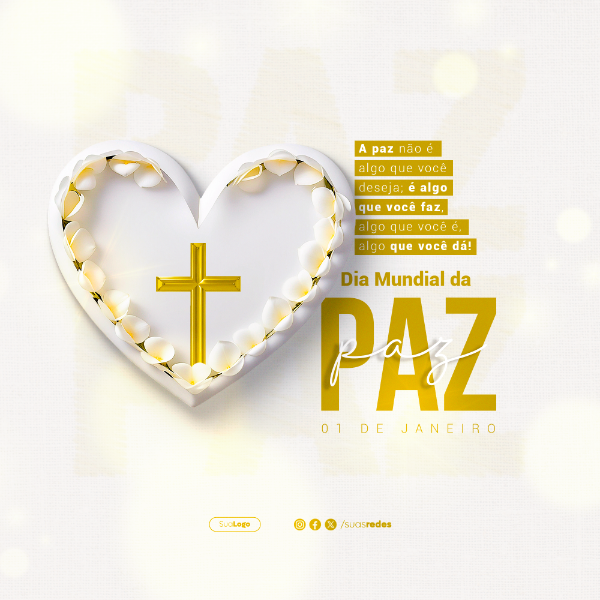 SOCIAL MEDIA POST DIA MUNDIAL DA PAZ