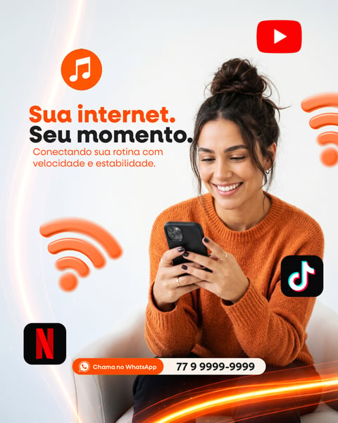 SOCIAL MEDIA PROVEDOR DE INTERNET FEED PSD EDITÁVEL 8