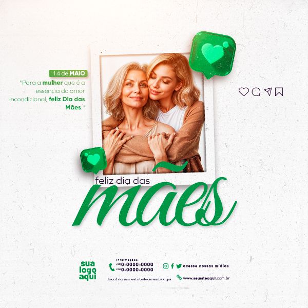 14 DE MAIO DIA DAS MÃES