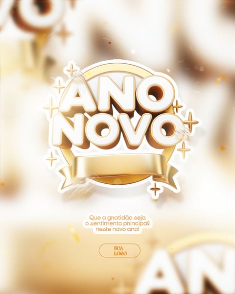 FELIZ ANO NOVO REVEILLON SOCIAL MEDIA PSD EDITÁVEL 90