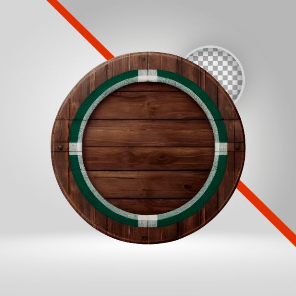 CÍRCULO SÃO JOÃO 3D, ELIPSE DE MADEIRA PRA TEXTO, ELEMENTO PNG, QUADRICULADO, FUNDO TRANSPARENTE, RODA, PANO