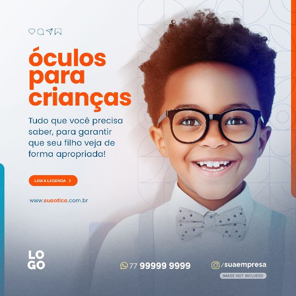 ÓCULOS PARA CRIANÇAS | SOCIAL MEDIA - ÓTICA