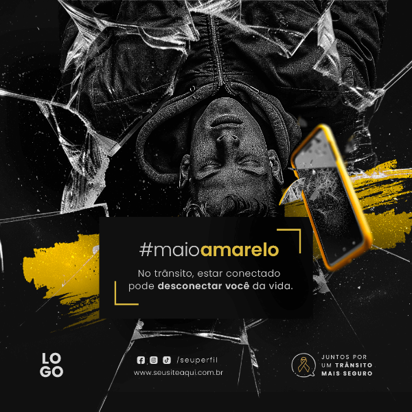 MAIO AMARELO - JUNTOS POR UM TRANSITO MAIS SEGURO