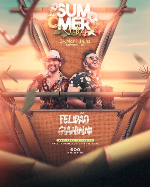 FLYER EVENTO SUMMER VIBES FEED