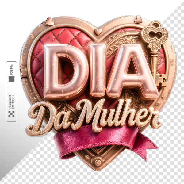 DIA DA MULHER SELO 3D