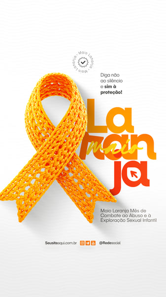 VYE MAIO LARANJA - COMBATE AO ABUSO E À EXPLORAÇÃO SEXUAL INFANTIL SOCIAL MEDIA P5D EDITÁVEL (3)