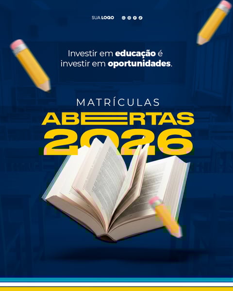 MATRICULAS ABERTAS - ESCOLA - ESCOLAR - ESTUDANTE - volta as aulas