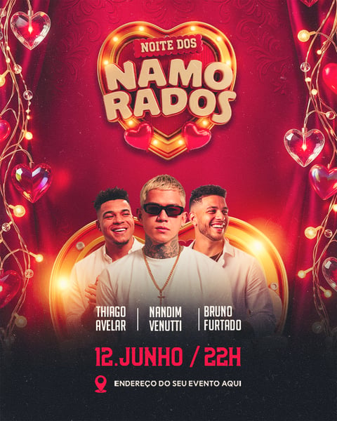 DIA DOS NAMORADOS NOITE DOS NAMORADOS