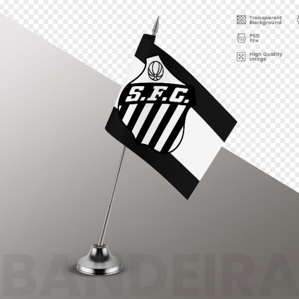 ELEMENTO PARA COMPOSIÇÃO BANDEIRA SANTOS