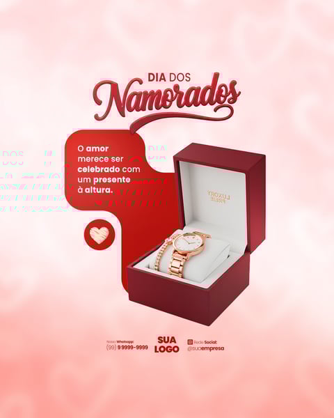 DIA DOS NAMORADOS SOCIAL MEDIA PSD EDITÁVEL