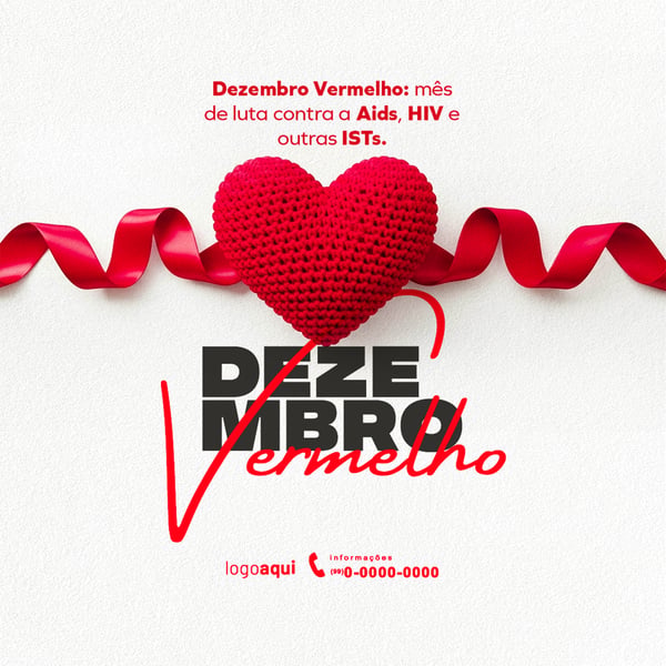 DEZEMBRO VERMELHO MÊS DE LUTA CONTRA A AIDS, HIV E OUTRAS ISTS3