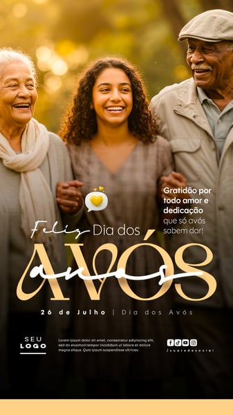 DIA DOS AVÓS 26 DE JULHO STORY SOCIAL MEDIA PSD EDITÁVEL 6