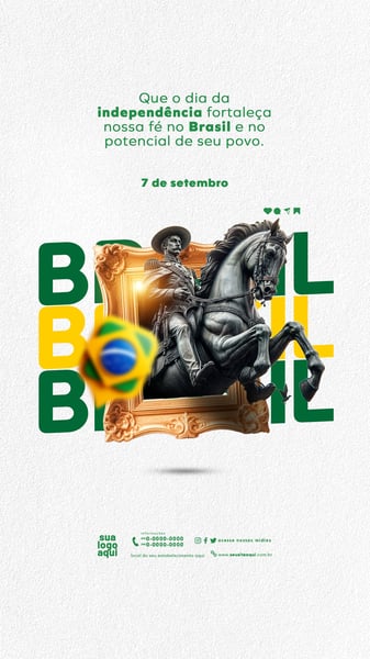 7 DE SETEMBRO INDEPENDÊNCIA DO BRASIL STORIES 5