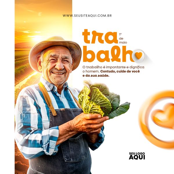 DIA DO TRABALHADOR - PSD EDITÁVEL