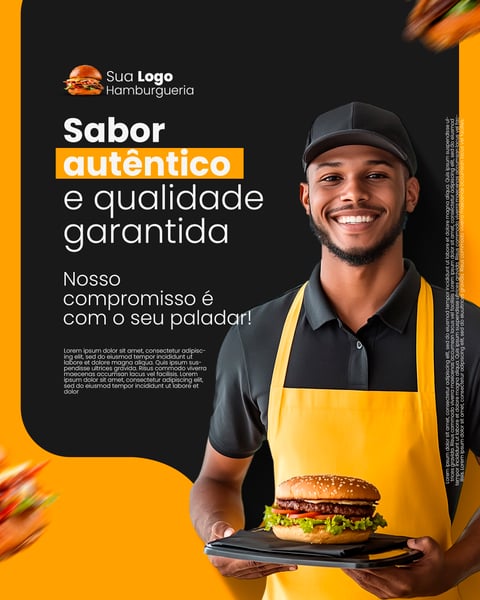 HAMBÚRGUER - SABOR AUTÊNTICO