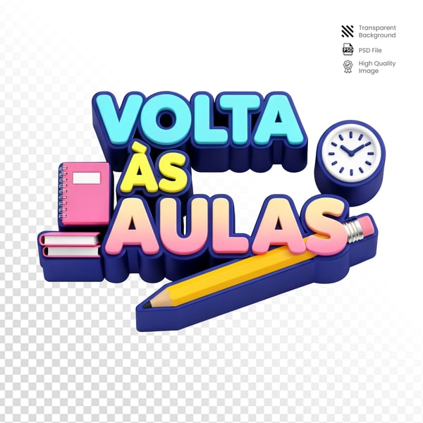 SELO 3D CAMPANHA PUBLICITARIA ESCOLAS VOLTA AULAS17