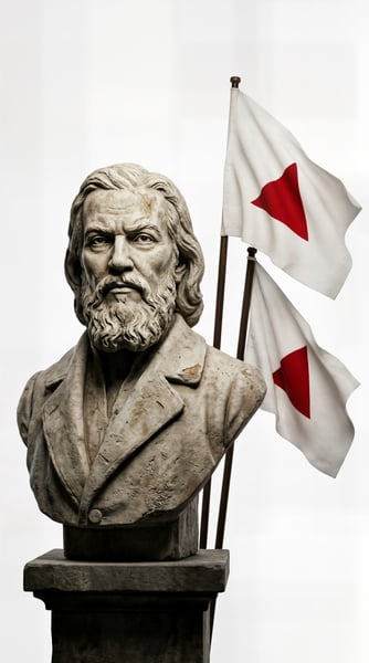 Estátua de Tiradentes com a bandeira 7