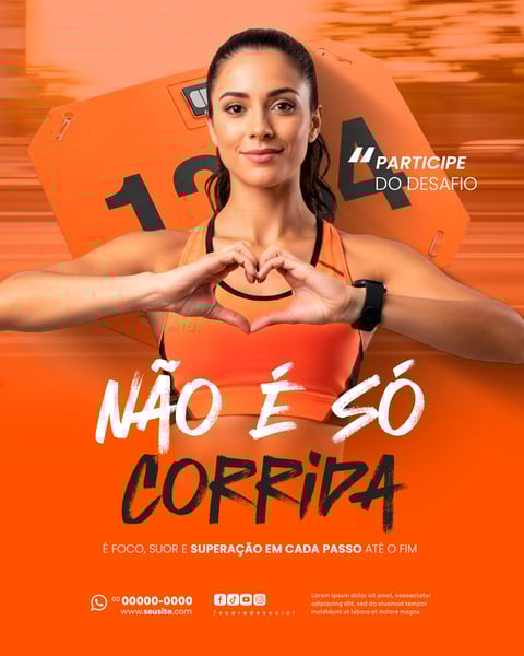 MARATONA CORRIDA SOCIAL MEDIA PSD EDITÁVEL 3