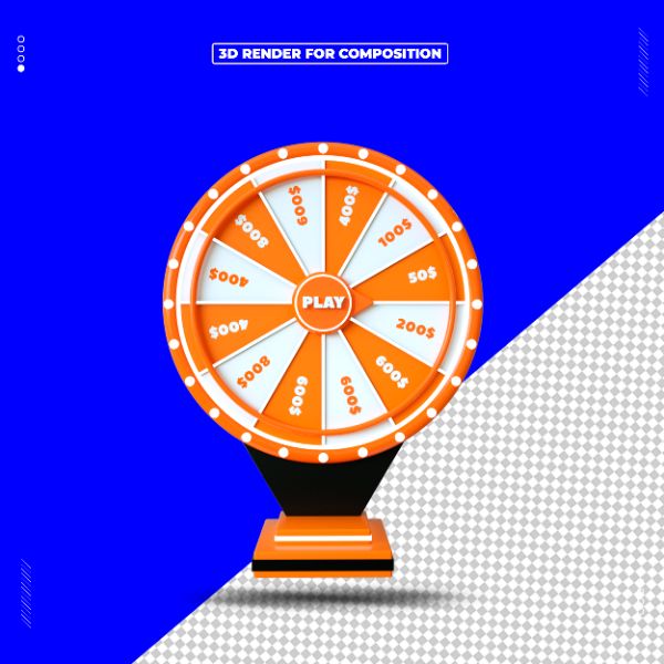 3d render object casino roulette