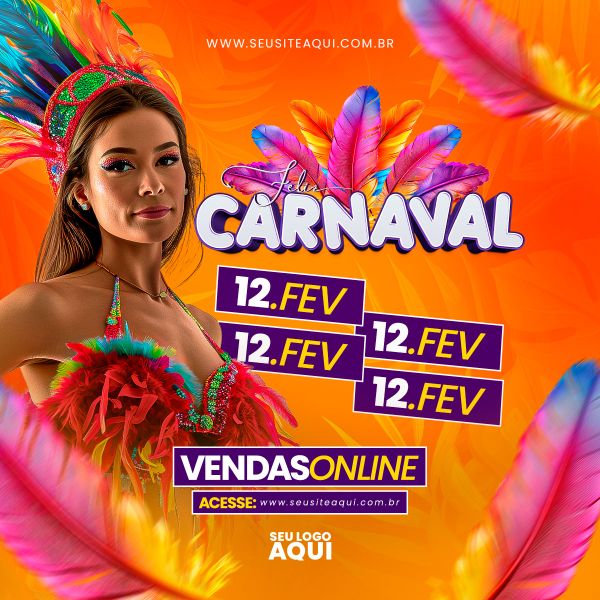 Carnaval | Carnival | Festa | Psd Editável