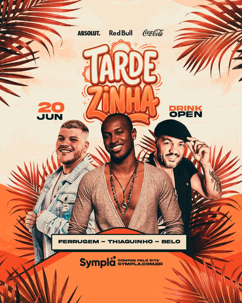 FLYER EVENTO TARDEZINHA PAGODE PSD EDITÁVEL