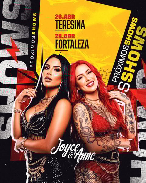 FLYER ARTISTAS E EVENTOS AGENDA DE SHOWS