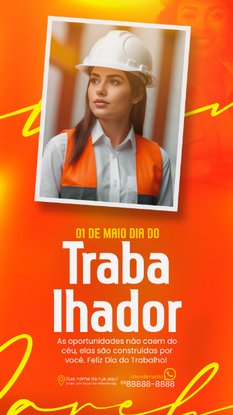 STORIES 01 DE MAIO DIA DO TRABALHADOR
