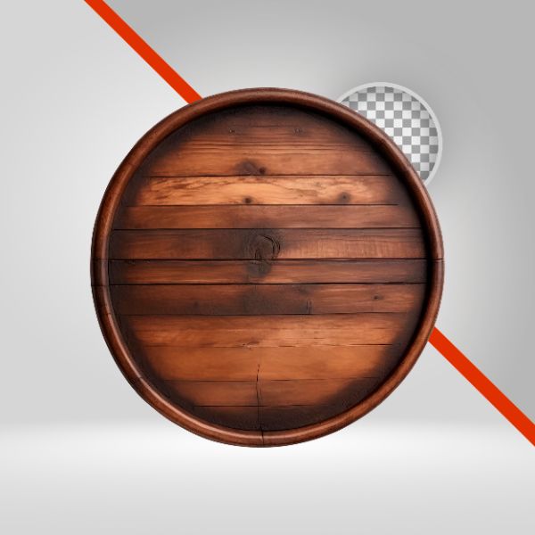 TÁBUA DE CORTE, CIRCULO DE MADEIRA 3D, PLACA PRA TEXTO, ELEMENTO PNG, FUNDO TRANSPARENTE, RURAL, SERTANEJO, ELIPSE, RODA