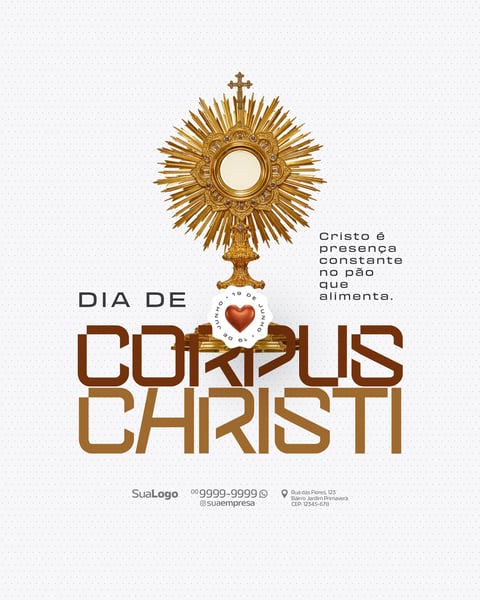 SOCIAL MEDIA DIA DE CORPUS CHRISTI 19 DE JUNHO