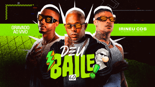 FLYER THUMB CAPA CD BANNER YOUTUBE DEU BAILE 6.0 PSD EDITÁVEL