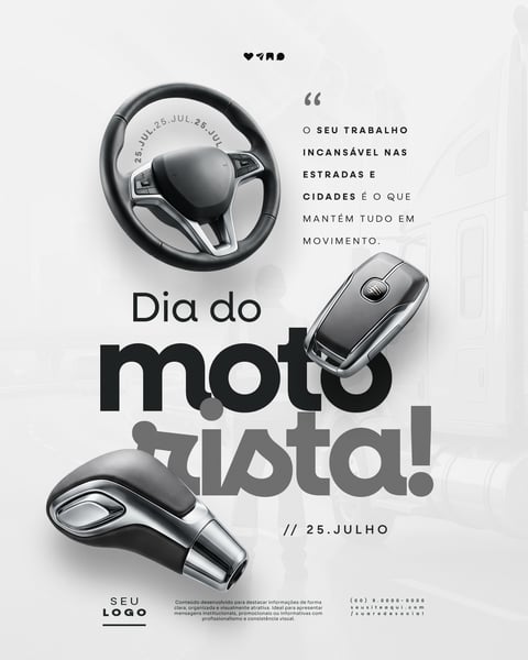 DIA DO MOTORISTA 25 DE JULHO SOCIAL MEDIA PSD EDITÁVEL 5