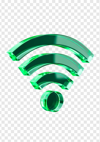 ÍCONE WIFI 3D PNG TRANSPARENTE