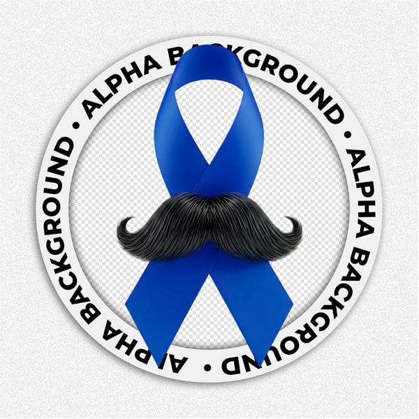 FITA AZUL COM BIGODE PARA CAMPANHA DE NOVEMBRO AZUL 2