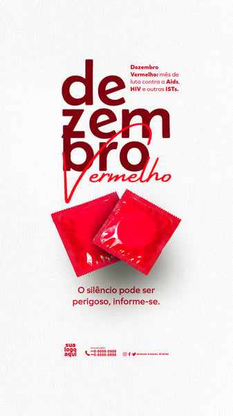 DEZEMBRO VERMELHO MÊS DE LUTA CONTRA A AIDS, HIV E OUTRAS ISTS STORY (6)