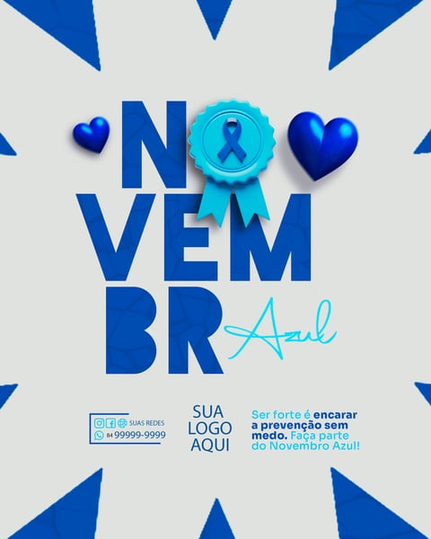 SOCIAL MEDIA NOVEMBRO AZUL PSD EDITÁVEL 5