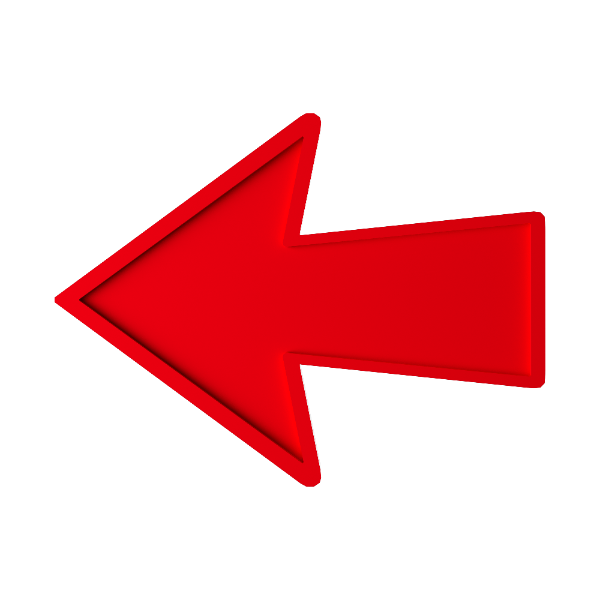 SETA FLECHA ESQUERDA 3D