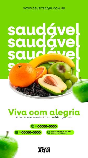STORY | NUTRICIONISTA | DIETA | ALIMENTAÇÃO | PSD EDITÁVEL