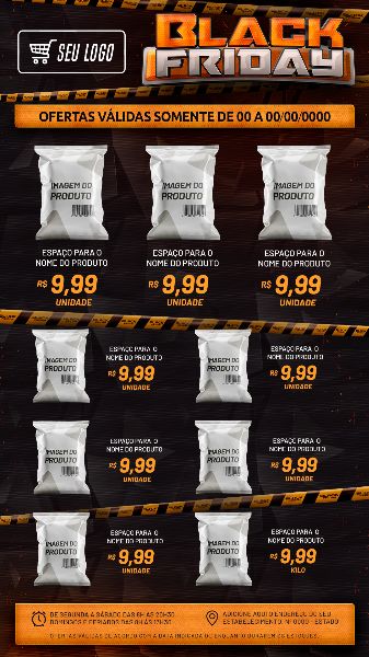 FOLHETO BLACK FRIDAY - 9 PRODUTOS
