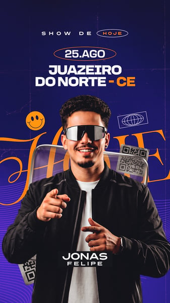 10 - FLYER AGENDA PRÓXIMOS SHOWS STORY PSD EDITÁVEL